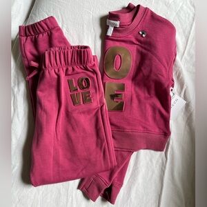 Pink LOVE Tracksuit 6